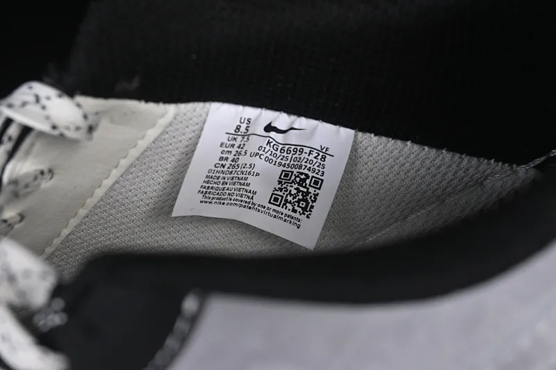 All categories Nk Air Force 1 Air Force series Nk Air Force 1 Low Air Force low-top Nike Air Force 1'07 Low black and white gray color Air Force 1 low-top casual sneakers KG6699-F28